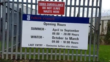 Kinneil Kerse Recycling Centre - Bo'Ness