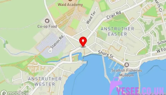 A A Stores Rrr Anstruther Ltd Map - Anstruther