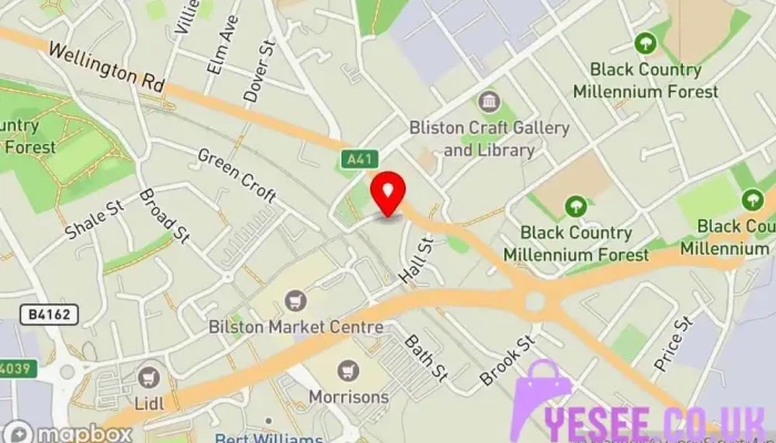 A R White Son Map - Bilston