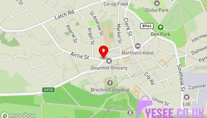 Annes Map - Brechin