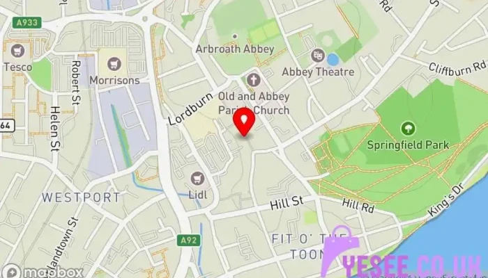 Arbroath Argos -  Map - Arbroath