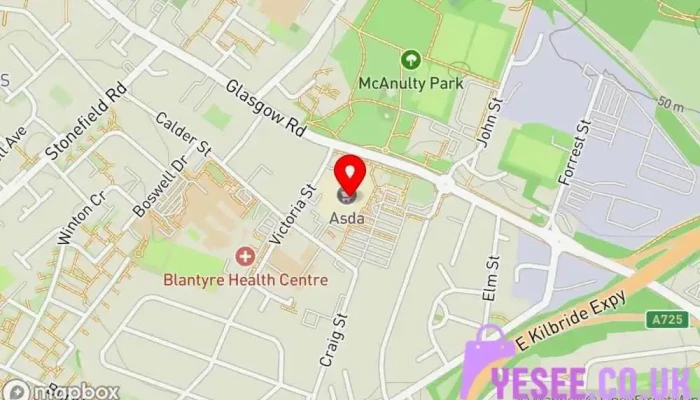 Asda Blantyre Superstore -  Map - Glasgow