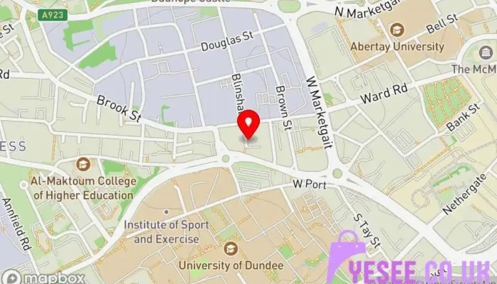 Avertical World Climbing Bouldering Centre Map - Dundee