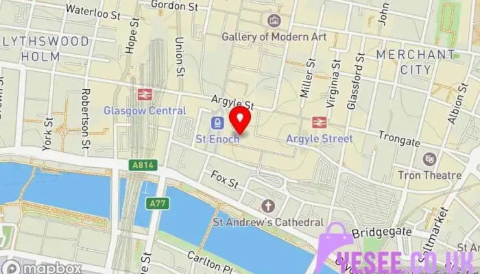 Bee Inspired Clothing -  Map - Glasgow