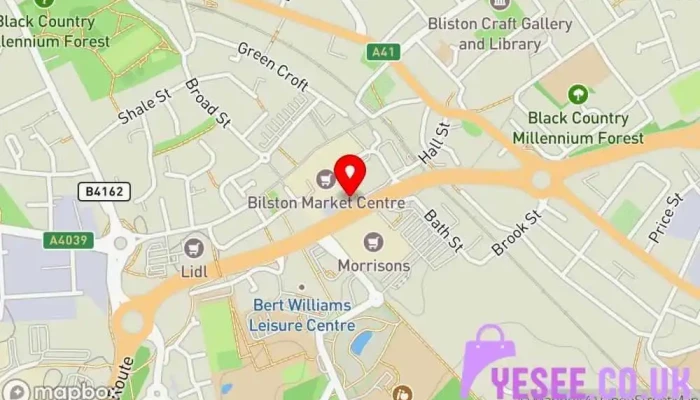 Bilston Clothing Alterations -  Map - Bilston Indoor Market