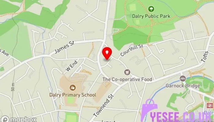 Bits Pieces Hardware Shop Map - Dalry