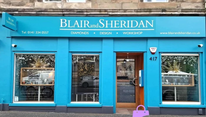 Blair And Sheridan Bespoke Diamond Jewellers -  Exterior - Glasgow