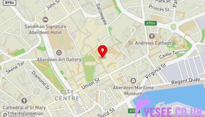 map of Bonmarché Women's clothing store in Aberdeen