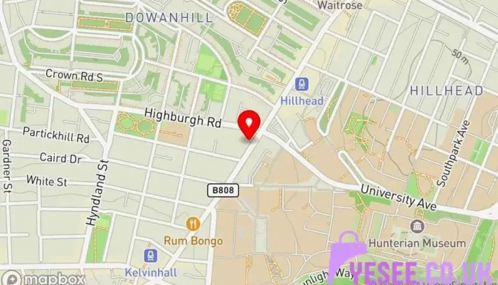 Boutique By Shelter Byres Road Map - Glasgow