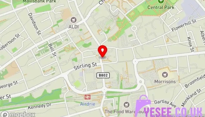 map of Boutique Chic fashions Ltd Women's clothing store in Airdrie
