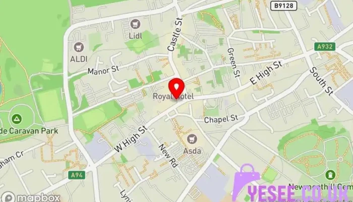 British Heart Foundation -  Map - Forfar