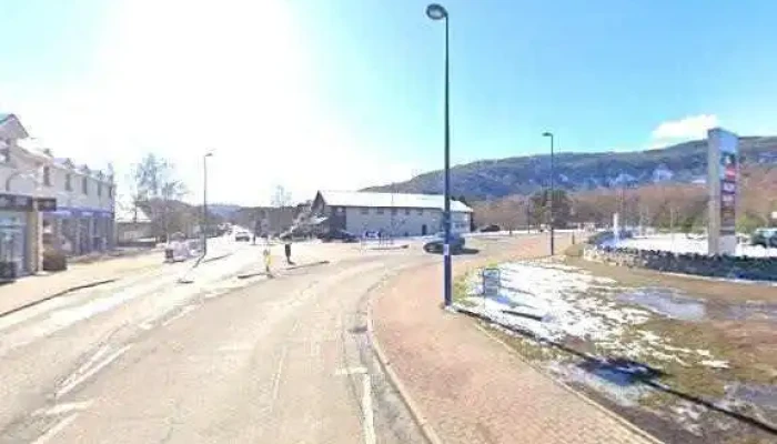 British Red Cross Shop Aviemore Street View 360deg - Aviemore