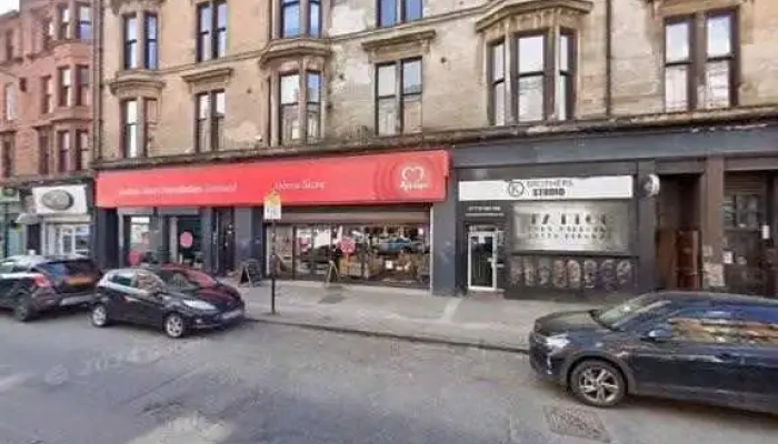 British Red Cross Shop Glasgow Street View 360deg - Glasgow