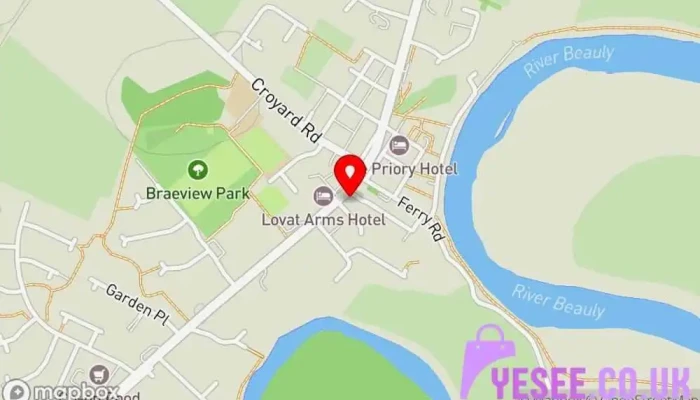 Campbells Of Beauly Map - Beauly