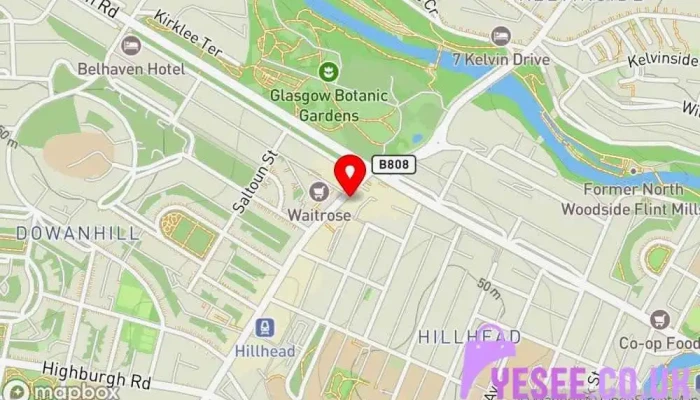 Cancer Research Uk -  Map - Glasgow