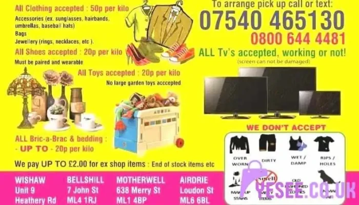 Cash4clothesscotland Bellshill Machine - Bellshill