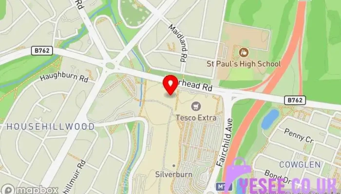 Cotswold Outdoor Glasgow Silverburn -  Map - Glasgow