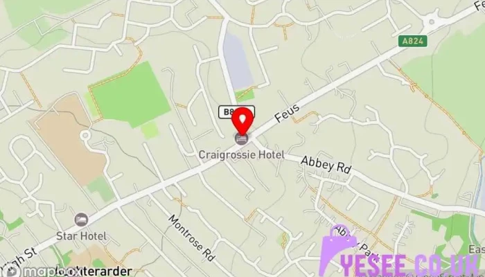 Craigrossie Hotel -  Map - Auchterarder