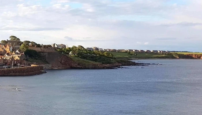 Crail Beach Fossils -  Location - Anstruther