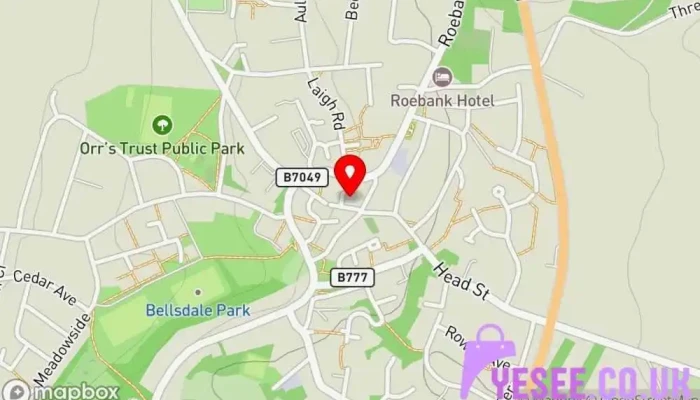 Curves Beith -  Map - Beith