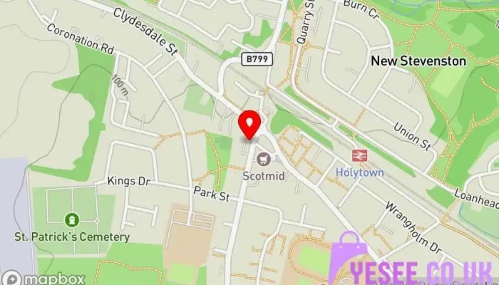 map of Cute Kidz Clothing Baby clothing store in Motherwell