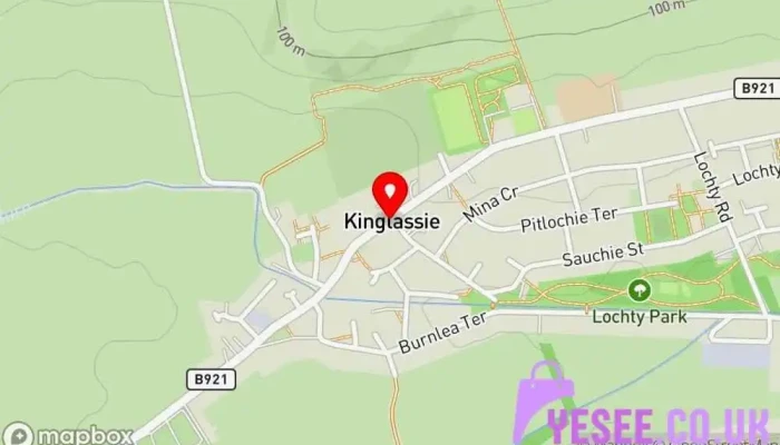 D D Clothing -  Map - Lochgelly