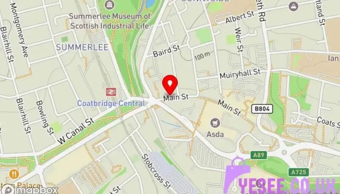 D2 Menswear -  Map - Coatbridge