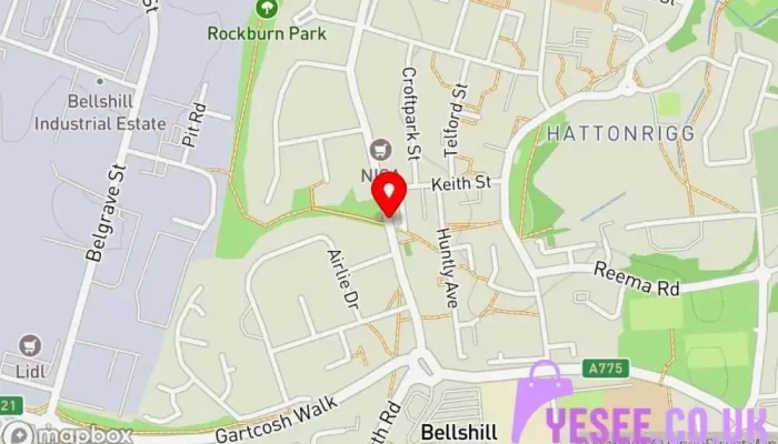 Dj Motorcycles Map - Bellshill
