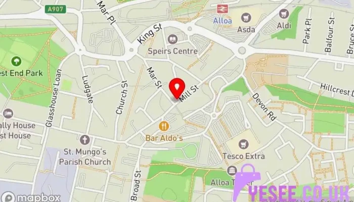 map of Dunbar the Jeweller Jeweler in Alloa