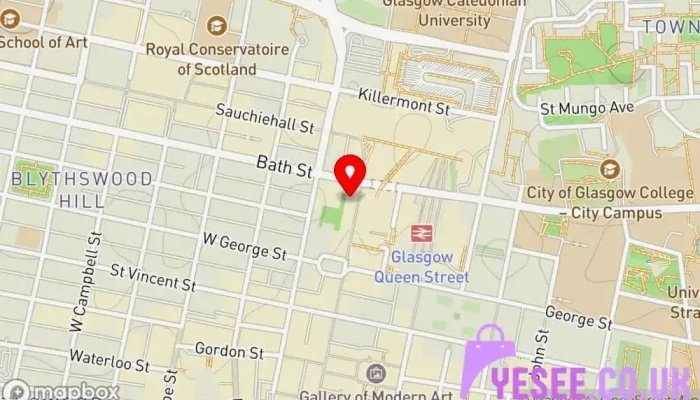 Fatface Map - Glasgow