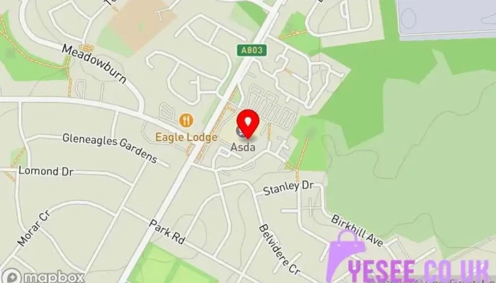 George At Asda -  Map - Glasgow