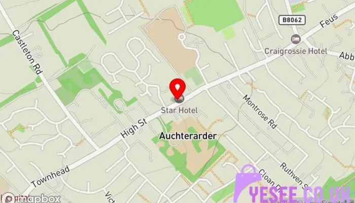 Grace Favours Map - Auchterarder