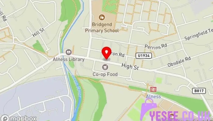 Harry Gow Bakery -    Alness Map - Ross-shire