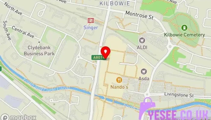 Jd Sports -  Map - Clydebank