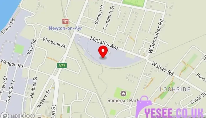 Jewson Ayr Mccalls Avenue Map - Ayr