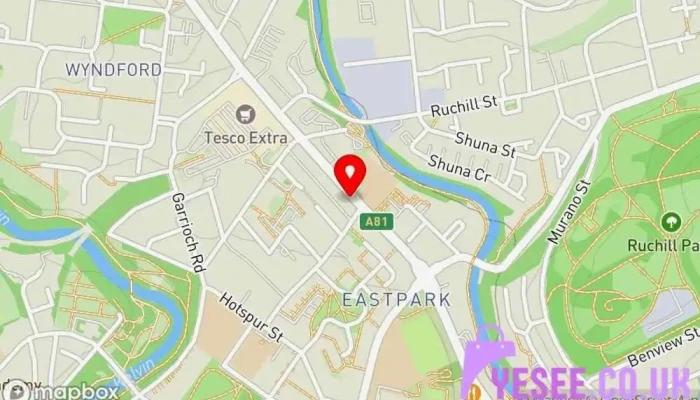 Laitan Fabrics Accessories Map - Glasgow
