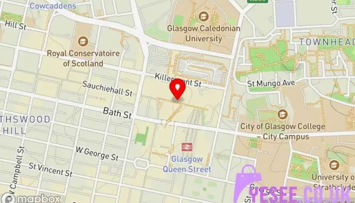 Levisr Glasgow Buchanan Galleries Map - Glasgow