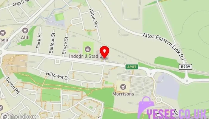map of Lidl Supermarket, Discount supermarket in Alloa