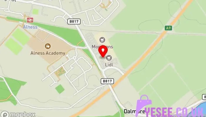 Lidl -  Map - Alness