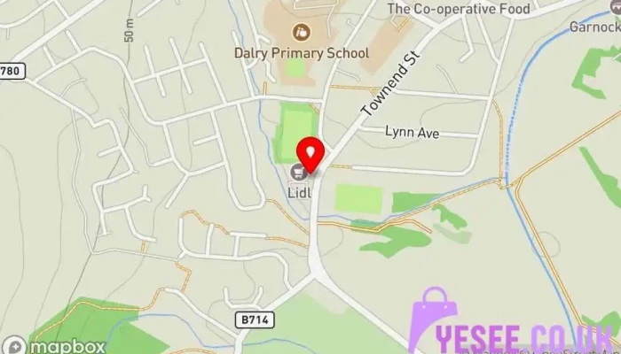 Lidl -  Map - Dalry