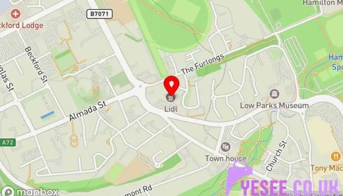 Lidl -  Map - Hamilton