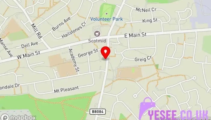 Livelines Tackle Guns Ltd Map - Bathgate