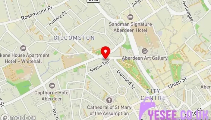 map of MAIDINVINYL RECORDS Record store in Aberdeen