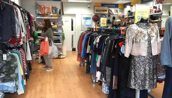 Marie Curie Charity Shop Alexandria -  Inside - Alexandria