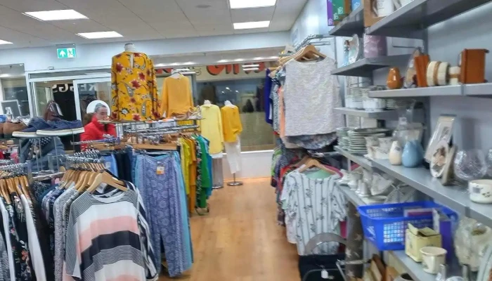 Marie Curie Charity Shop Springburn -  Inside - Glasgow
