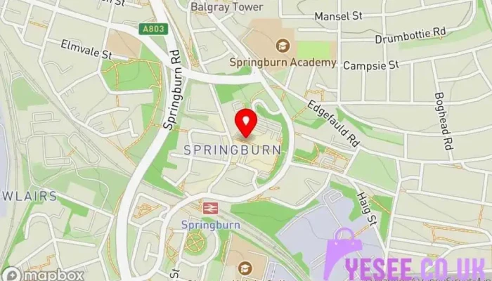 Marie Curie Charity Shop Springburn -  Map - Glasgow