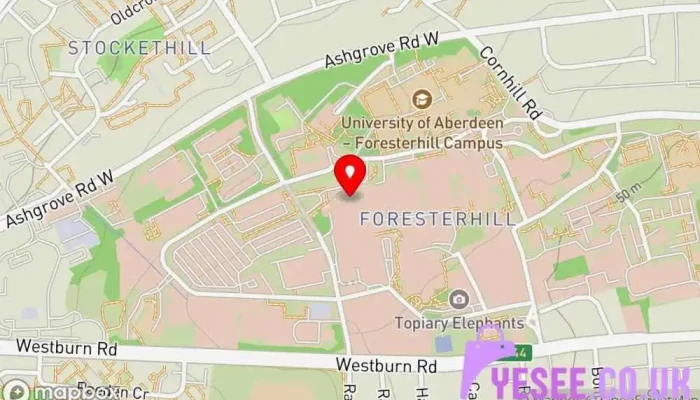 map of Marks and Spencer Supermarket, Children's clothing store, Convenience store, Department store, Men's clothing store, Wholesale market, Women's clothing store in Aberdeen