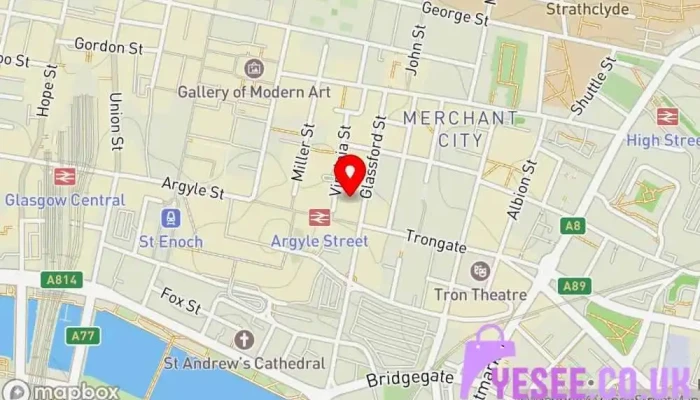 Marks And Spencer -  Map - Glasgow