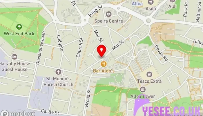 map of McMichaels - Sony Centre & Euronics Store Appliance store, Audio visual equipment supplier, Electronics store, Home cinema installation in Alloa