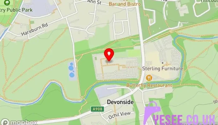 map of Next Clothing store in sterling